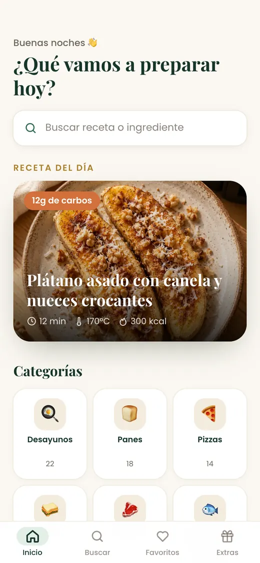Pantalla de la app Air 15 min en el celular